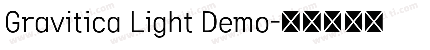 Gravitica Light Demo字体转换